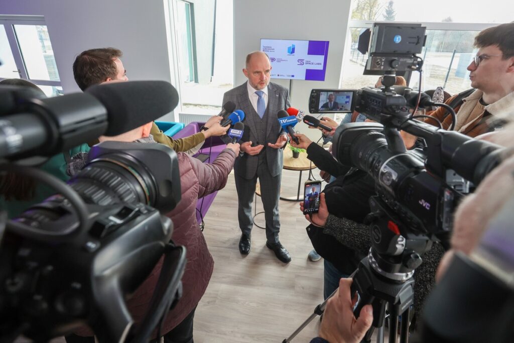 Otwarcie Toruń Space Labs i podpisanie listu intencyjnego, fot. Mikołaj Kuras dla UMWKP