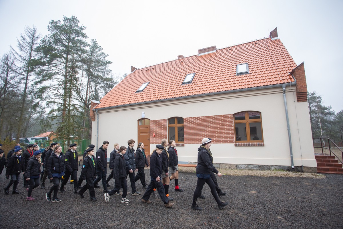 Otwarcie harcerskiego ośrodka w Białej, fot. Mikołaj Kuras dla UMWKP