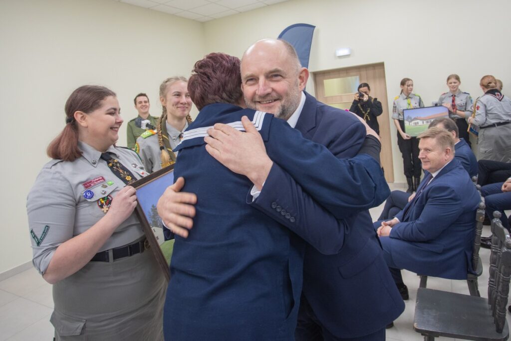 Otwarcie harcerskiego ośrodka w Białej, fot. Mikołaj Kuras dla UMWKP