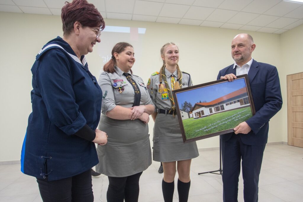 Otwarcie harcerskiego ośrodka w Białej, fot. Mikołaj Kuras dla UMWKP