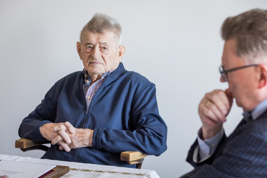 Wręczenie medalu Unitas Durat Józefowi Daleckiemu, fot. Tomasz Czachorowski/eventphoto.com dla UMWKP