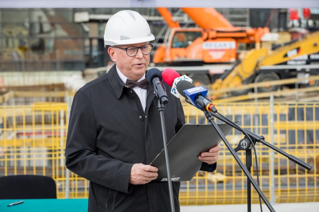 Wmurowanie aktu erekcyjnego pod rozbudowę Opery Nova, fot. Tomasz Czachorowski/eventphoto.com.pl dla UMWKP