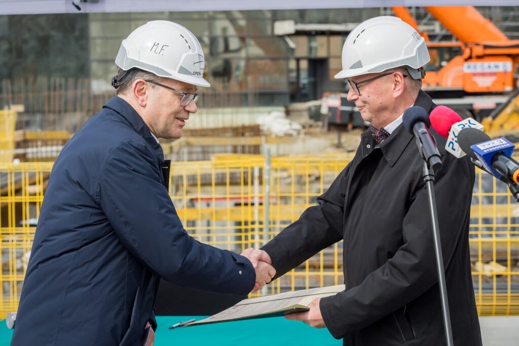 Wmurowanie aktu erekcyjnego pod rozbudowę Opery Nova, fot. Tomasz Czachorowski/eventphoto.com.pl dla UMWKP