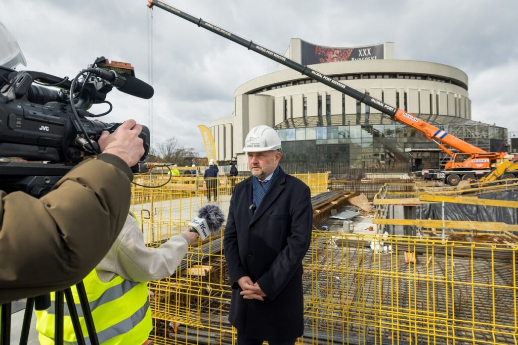 Wmurowanie aktu erekcyjnego pod rozbudowę Opery Nova, fot. Tomasz Czachorowski/eventphoto.com.pl dla UMWKP