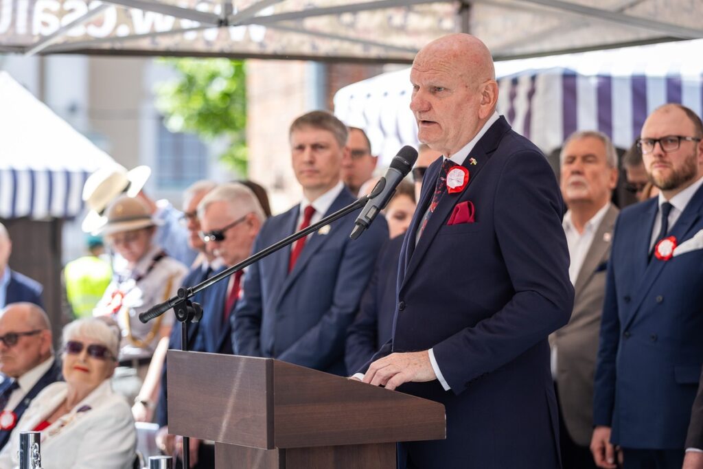 Wojewódzkie obchody Narodowego Święta Trzeciego Maja w Toruniu, fot. Szymon Zdziebło dla UMWKP