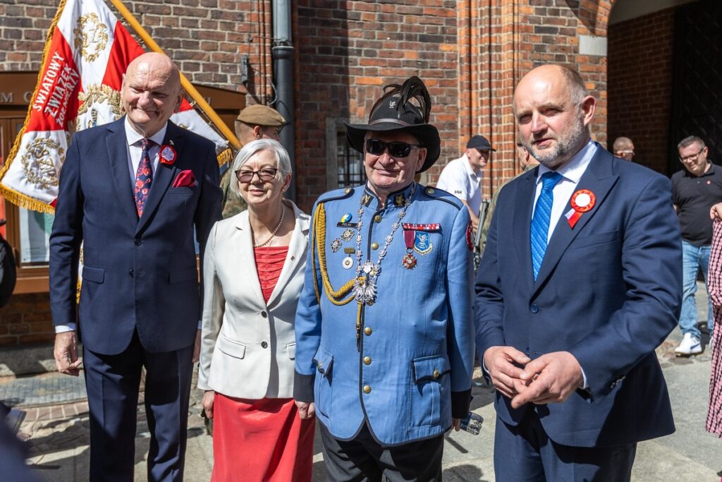 Wojewódzkie obchody Narodowego Święta Trzeciego Maja w Toruniu, fot. Szymon Zdziebło dla UMWKP