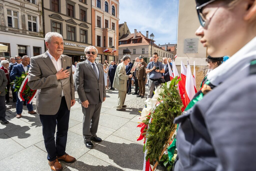 Wojewódzkie obchody Narodowego Święta Trzeciego Maja w Toruniu, fot. Szymon Zdziebło dla UMWKP