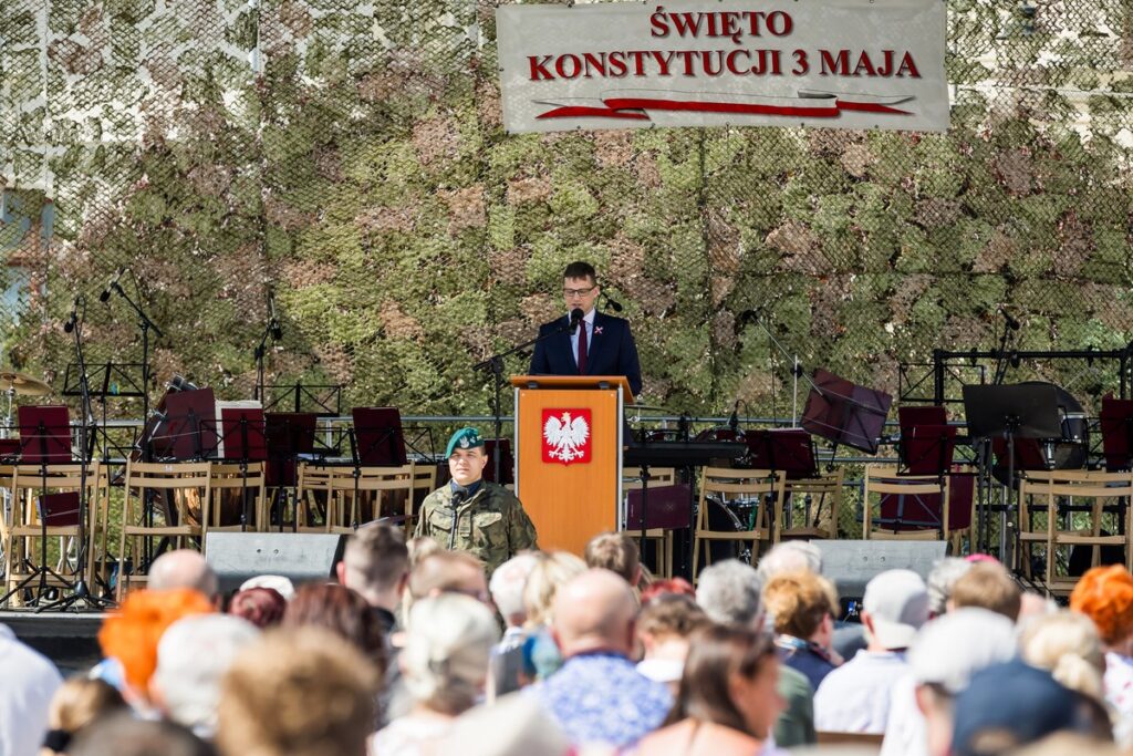 Wojewódzkie obchody Narodowego Święta Trzeciego Maja w Bydgoszczy, fot. Tomasz Czachorowski dla UMWKP