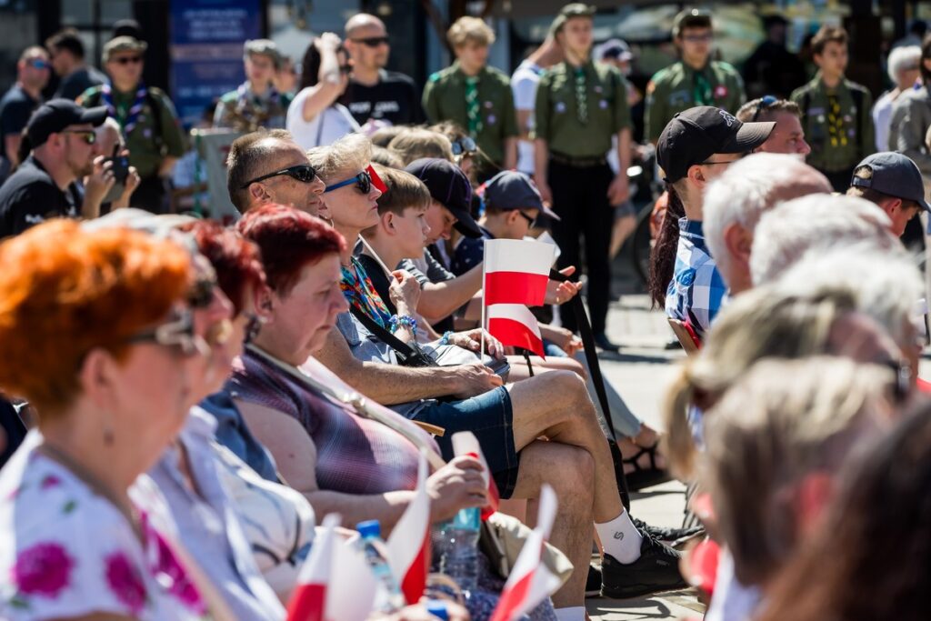 Wojewódzkie obchody Narodowego Święta Trzeciego Maja w Bydgoszczy, fot. Tomasz Czachorowski dla UMWKP