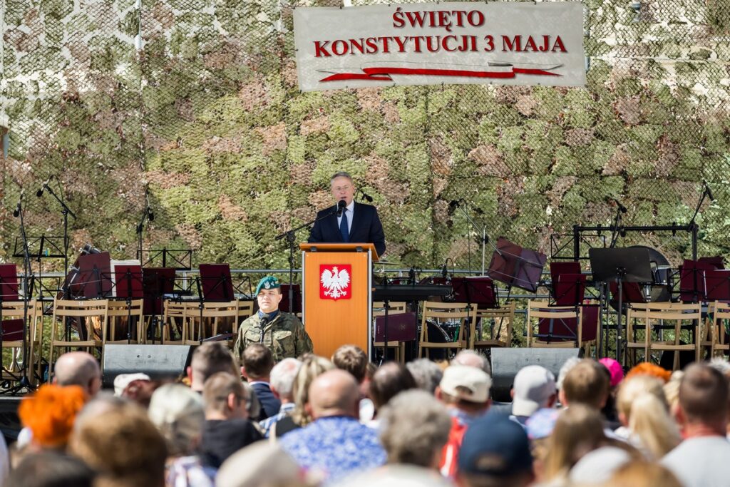 Wojewódzkie obchody Narodowego Święta Trzeciego Maja w Bydgoszczy, fot. Tomasz Czachorowski dla UMWKP