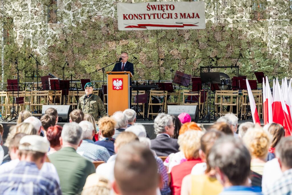 Wojewódzkie obchody Narodowego Święta Trzeciego Maja w Bydgoszczy, fot. Tomasz Czachorowski dla UMWKP