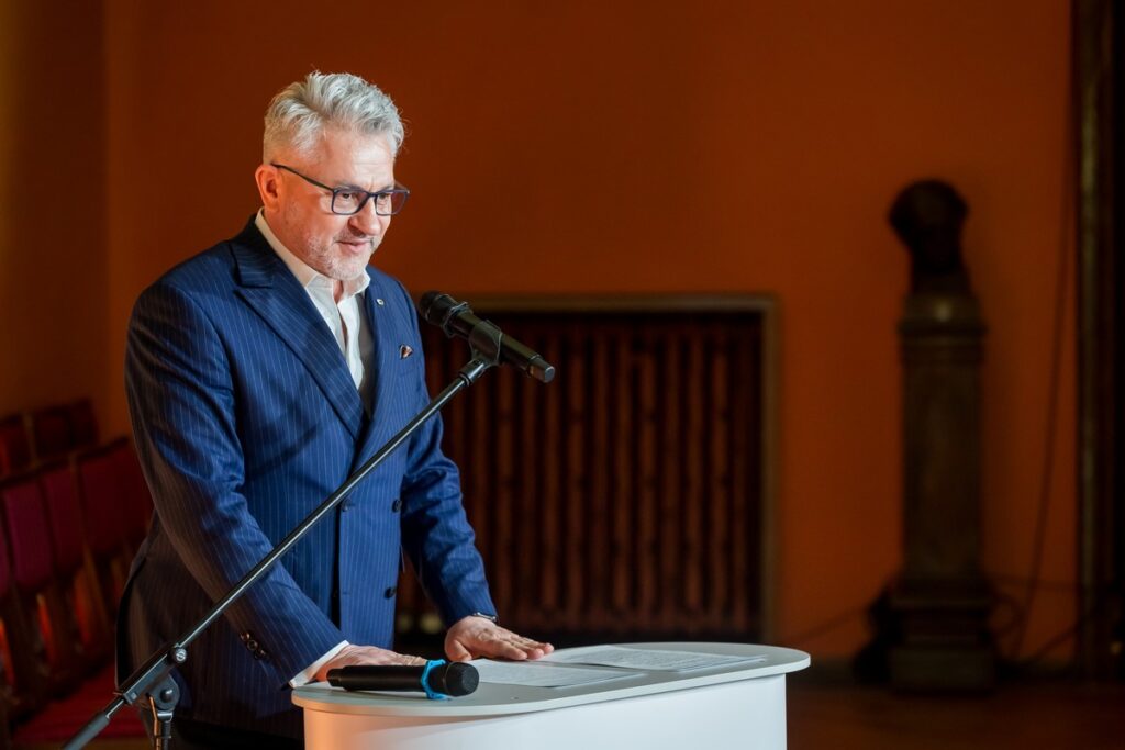 Ceremonia podpisania umowy z inżynierem kontraktu rozbudowy Filharmonii Pomorskiej, fot. Tomasz Czachorowski dla UMWKP