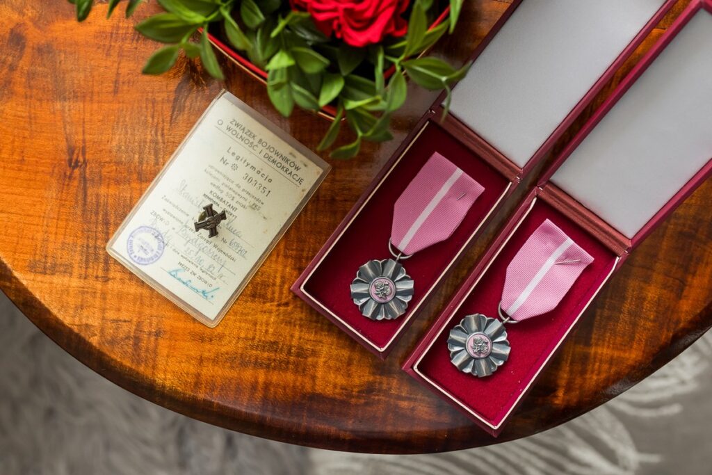 Wręczenie medalu Unitas Durat Stanisławie Kucy, fot. Tomasz Czachorowski/eventphoto.com.pl/UMWKP
