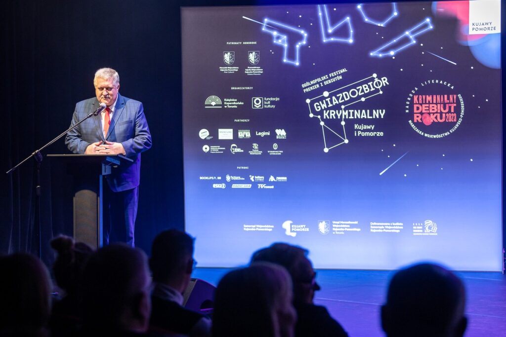 Kryminalny Debiut Roku 2023 fot. Szymon Zdziebło/tarantoga.pl dla UMWKP