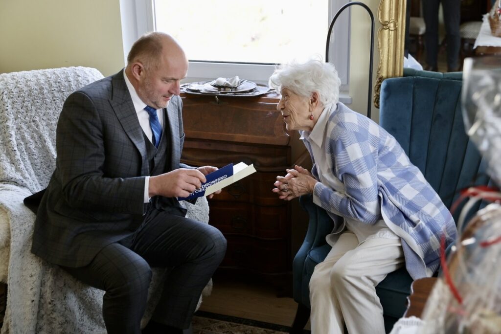 103. urodziny Urszuli Tauer, fot. Andrzej Goiński dla UMWKP