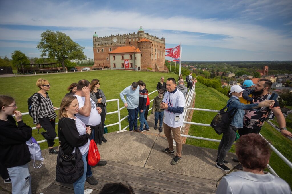 Z wizytą na Zamku Golubskim, fot. Mikołaj Kuras dla UMWKP