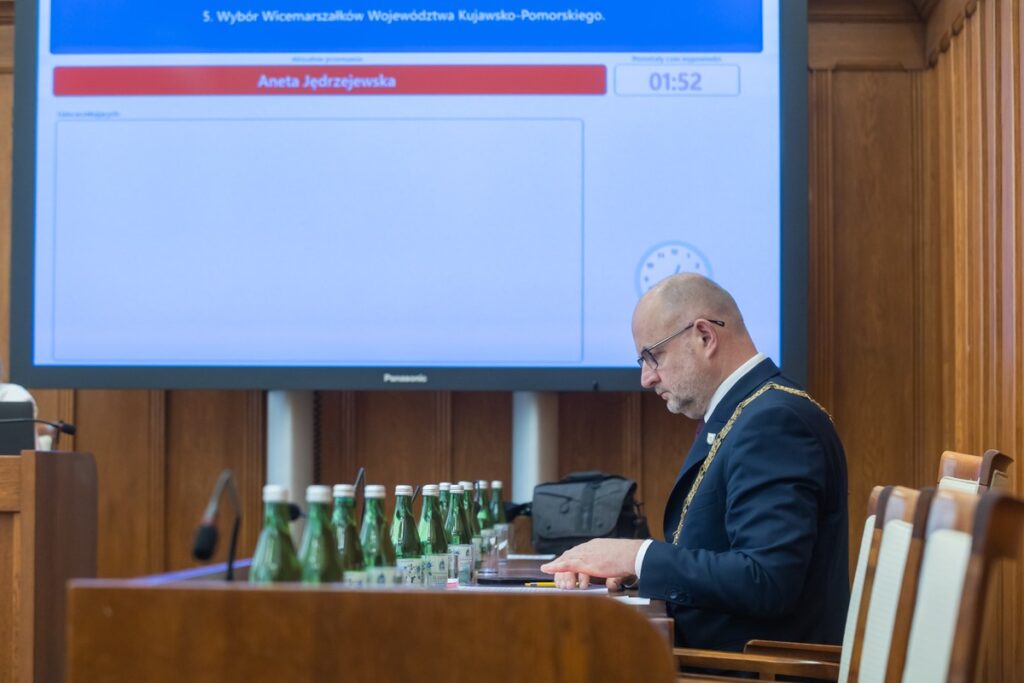 Pierwsza sesja sejmiku województwa, wybory wicemarszałków i członków zarządu województwa, fot. Mikołaj Kuras dla UMWKP