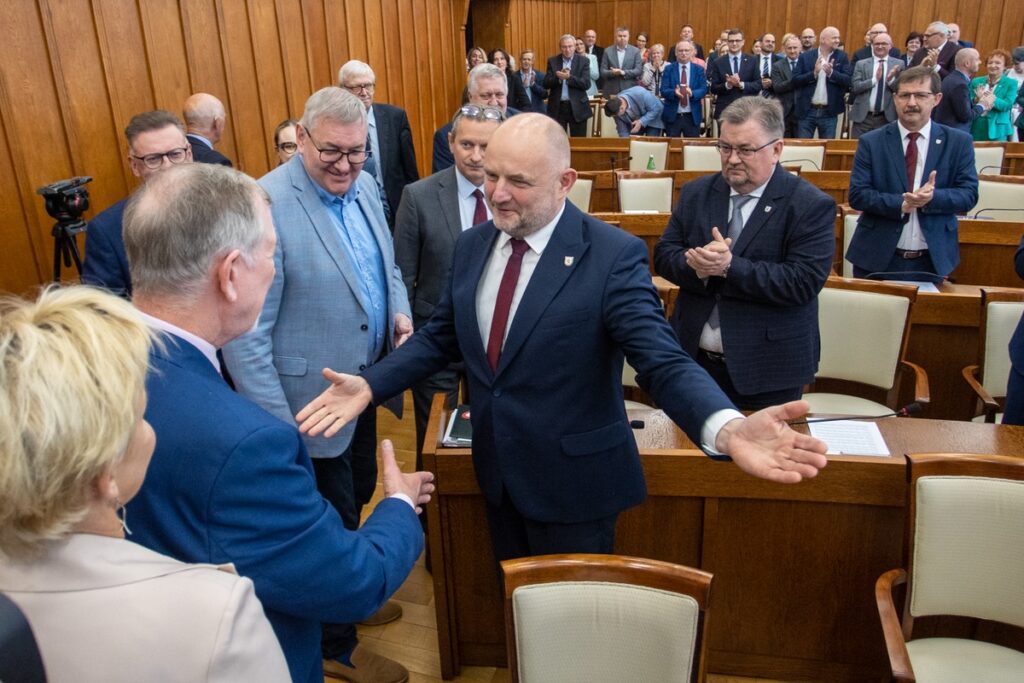 Pierwsza sesja sejmiku województwa, wybory marszałka województwa, fot. Mikołaj Kuras dla UMWKP