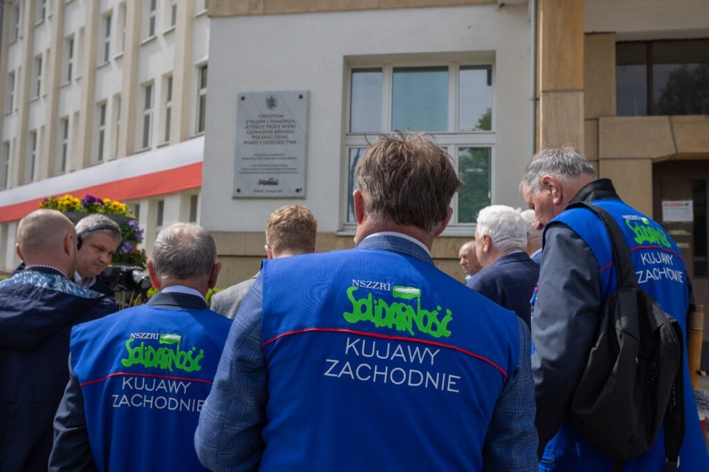 Toruńskie uroczystości z okazji 43. rocznicy rejestracji NSZZ RI Solidarność, fot. Mikołaj Kuras dla UMWKP