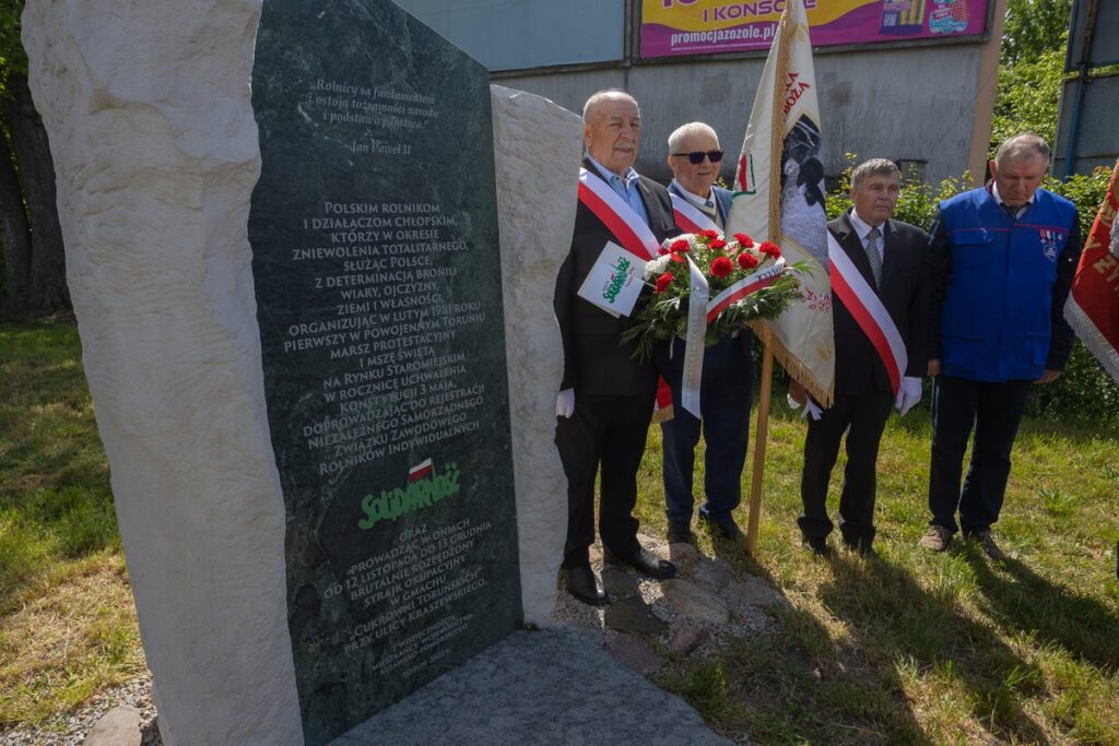 Toruńskie uroczystości z okazji 43. rocznicy rejestracji NSZZ RI Solidarność, fot. Mikołaj Kuras dla UMWKP