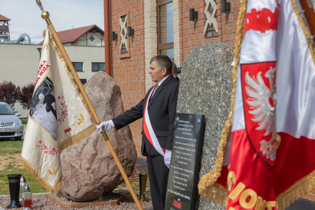 Obchody 43. rocznicy rejestracji NSZZ RI Solidarność, Łubianka, fot. Mikołaj Kuras dla UMWKP