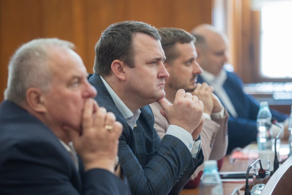 Spotkanie z delegacją samorządowców z Łotwy, fot. Mikołaj Kuras dla UMWKP