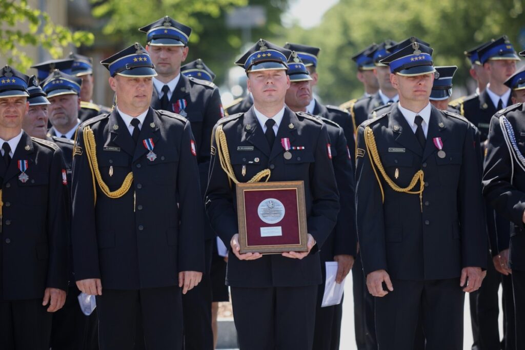 Wojewódzkie obchody Dnia Strażaka we Włocławku, fot. Mikołaj Kuras dla UMWKP