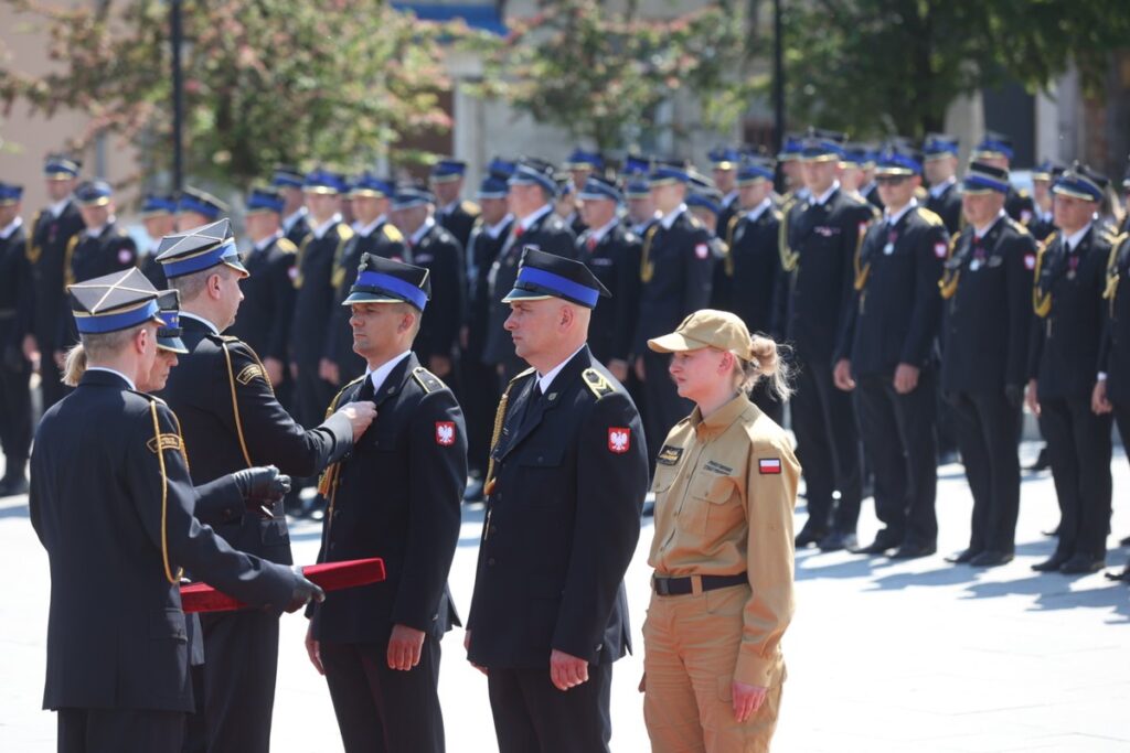 Wojewódzkie obchody Dnia Strażaka we Włocławku, fot. Mikołaj Kuras dla UMWKP