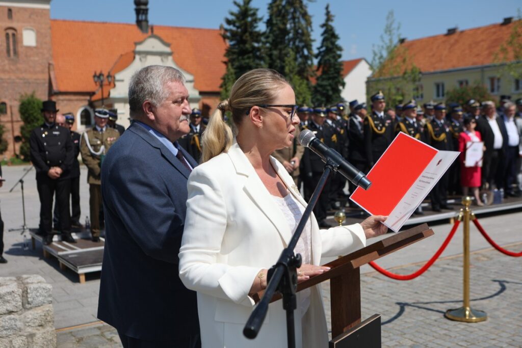 Wojewódzkie obchody Dnia Strażaka we Włocławku, fot. Mikołaj Kuras dla UMWKP