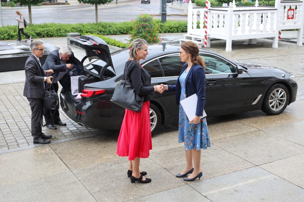 Spotkanie z ambasadorem Republiki Słowackiej Andreą Elschekovą-Matisovą, fot. Mikołaj Kuras dla UMWKP