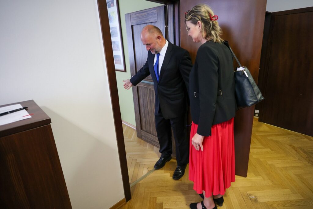 Spotkanie z ambasadorem Republiki Słowackiej Andreą Elschekovą-Matisovą, fot. Mikołaj Kuras dla UMWKP