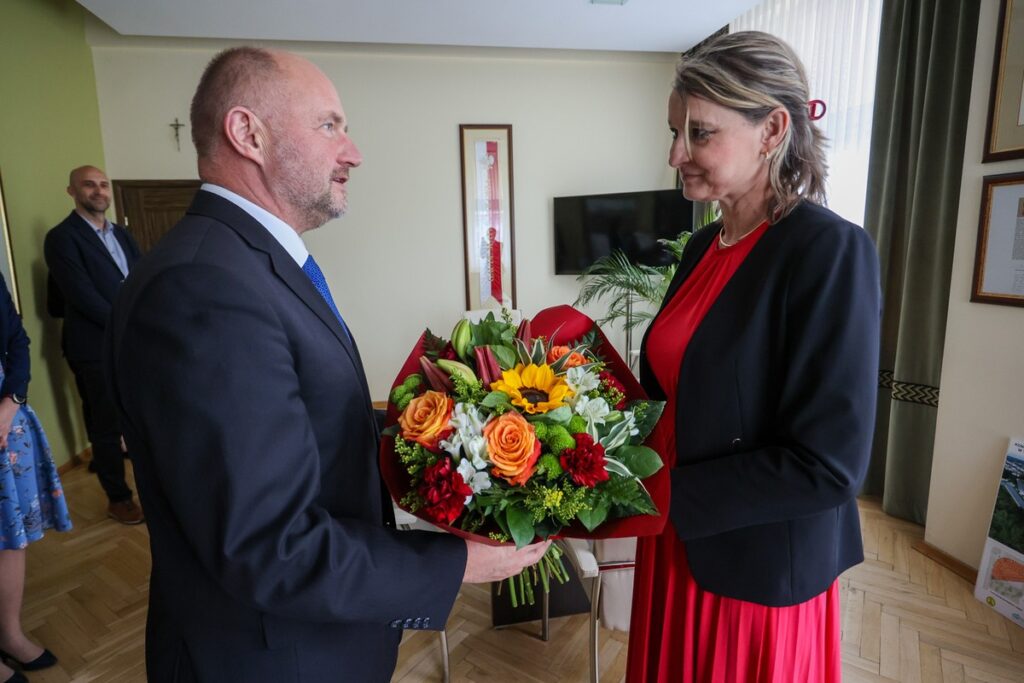 Spotkanie z ambasadorem Republiki Słowackiej Andreą Elschekovą-Matisovą, fot. Mikołaj Kuras dla UMWKP