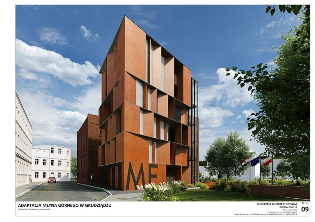 Wizualizacja Młyna Energii, graf. Sound & Space