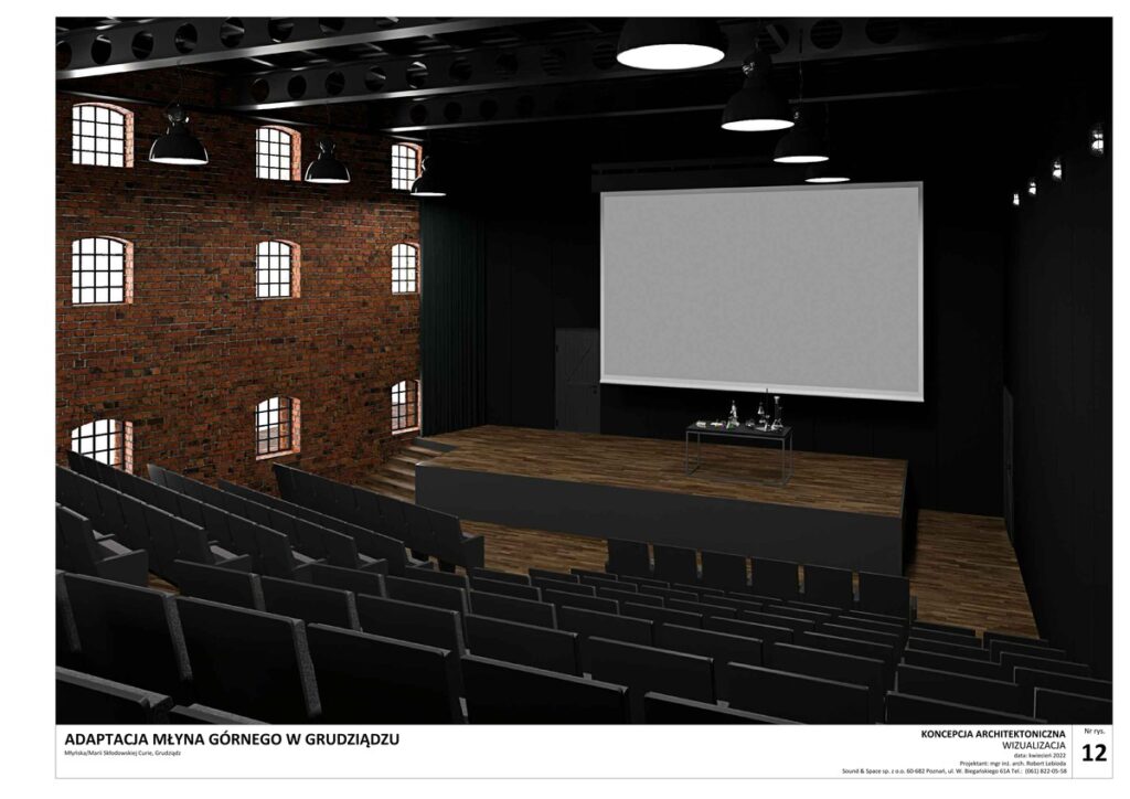 Wizualizacja Młyna Energii, graf. Sound & Space