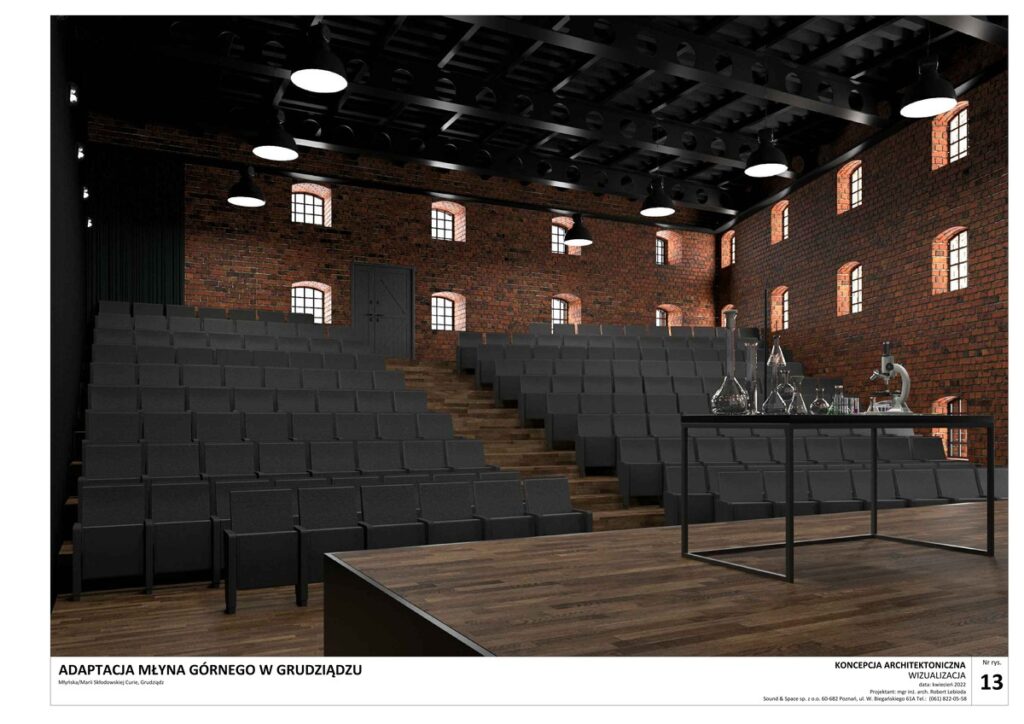 Wizualizacja Młyna Energii, graf. Sound & Space