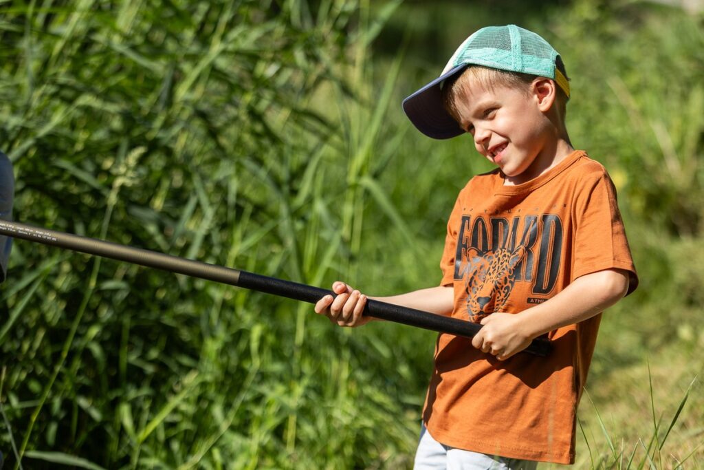 XIV Dziecięce Zawody Wędkarskie w Urzędzie Marszałkowskim, fot. Szymon Zdziebło, tarantoga.pl dla UMWKP