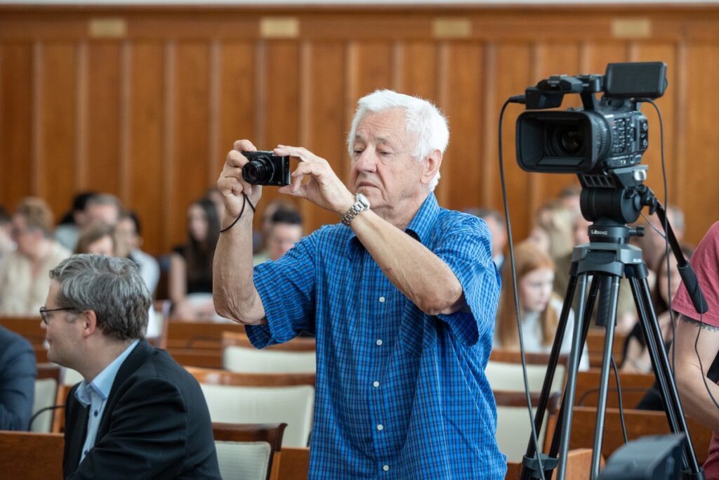 Konferencja naukowa „Fides et ratio. Przesłanie św. Jana Pawła II do ludzi nauki 25 lat później” w Toruniu, fot. Mikołaj Kuras dla UMWKP
