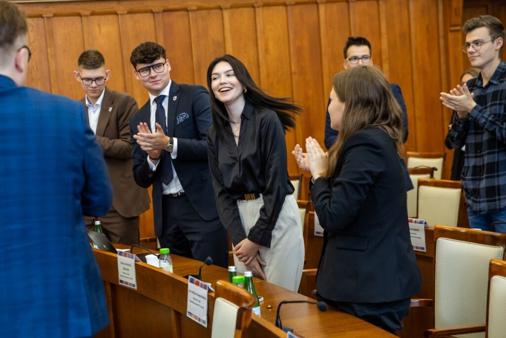 Pierwsze posiedzenie Młodzieżowego Sejmiku Województwa Kujawsko-Pomorskiego drugiej kadencji, fot. Andrzej Goiński/UMWKP
