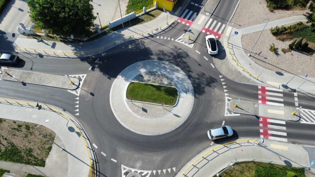 Rondo w Sępólnie Krajeńskim, fot. ZDW