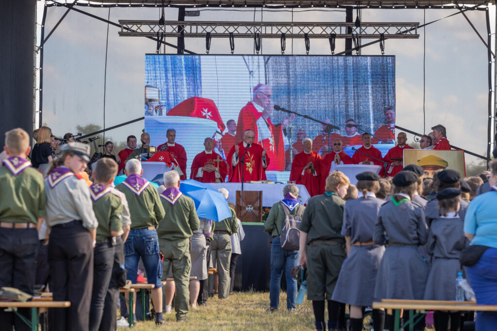 06.07.2024 Torun, Aeroklub Pomorski . Miedzynarodowy Zlot Harcerzy i Scoutow WICEK 2024 Fot. Mikolaj Kuras dla UMWKP