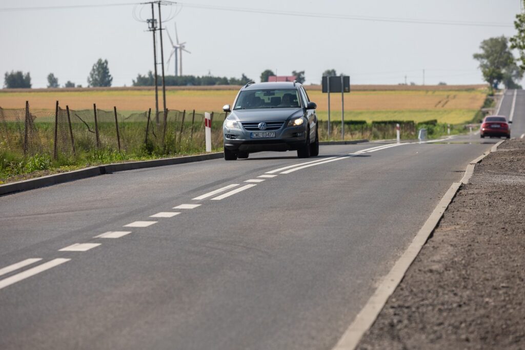 Zmodernizowana DW 269 Choceń-Chodecz, fot. Mikołaj Kuras dla UMWKP