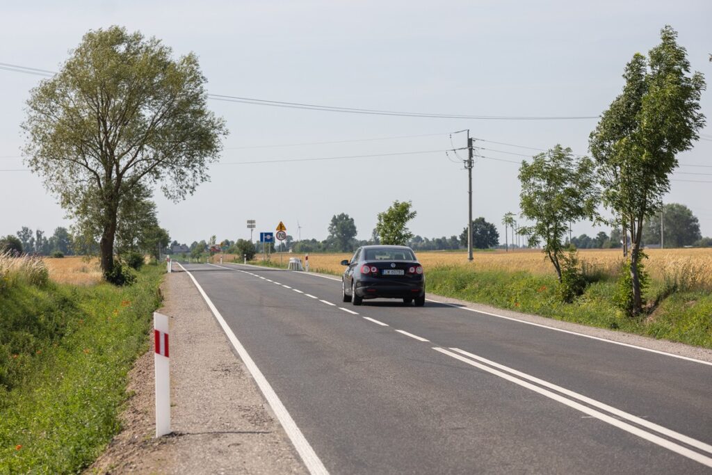 Zmodernizowana DW 269 Choceń-Chodecz, fot. Mikołaj Kuras dla UMWKP