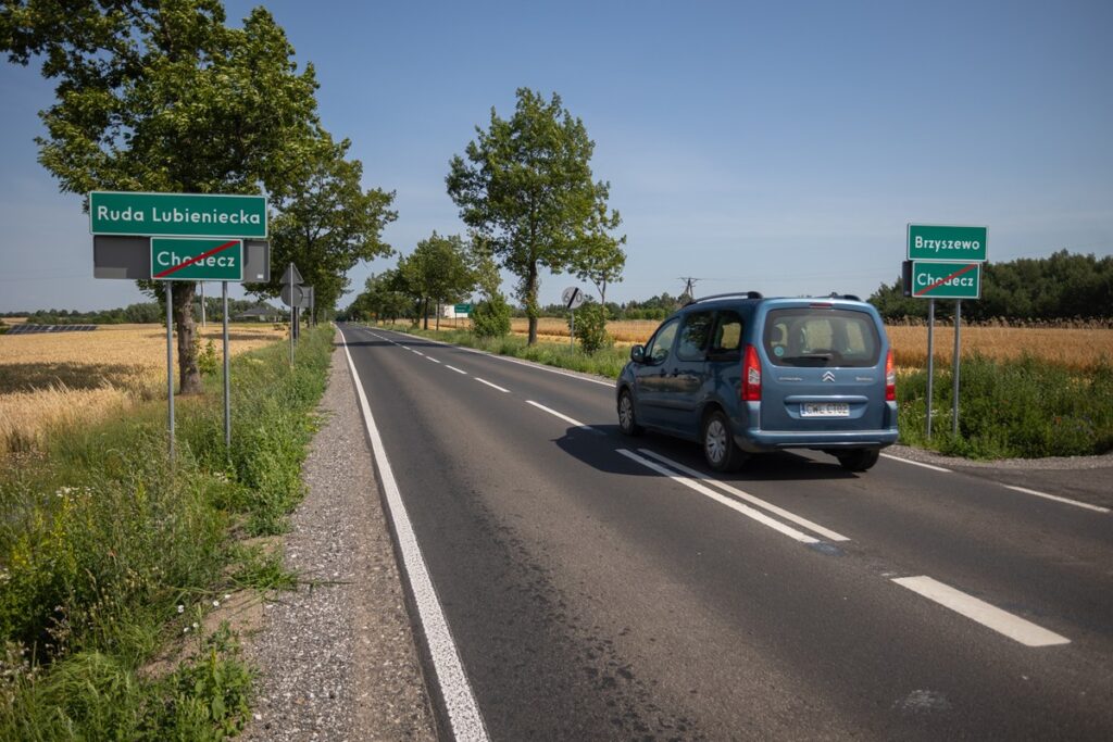 Zmodernizowana DW 269 Choceń-Chodecz, fot. Mikołaj Kuras dla UMWKP