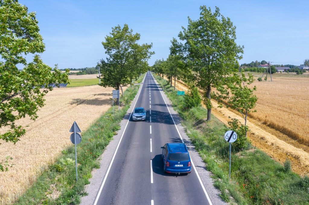 Zmodernizowana DW 269 Choceń-Chodecz, fot. Mikołaj Kuras dla UMWKP