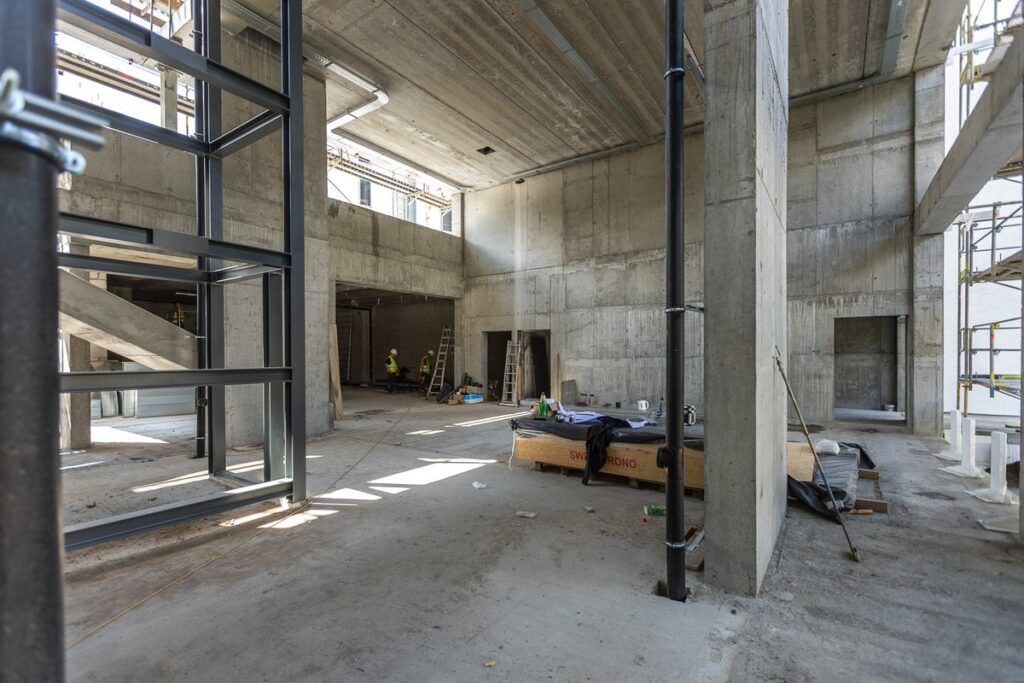 Rozbudowa Książnicy Kopernikańskiej, lipiec 2024, fot. Szymon Zdziebło