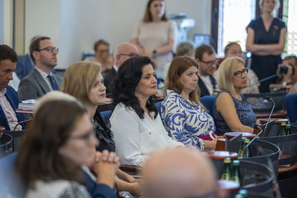 Sesja Rady Miasta Torunia, 17 lipca 2024 r., fot. Mikołaj Kuras dla UMWKP