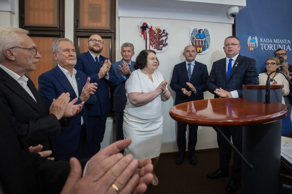 Sesja Rady Miasta Torunia, 17 lipca 2024 r., fot. Mikołaj Kuras dla UMWKP