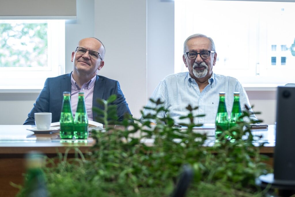 Spotkanie marszałka Piotra Całbeckiego z wiceministrem Jackiem Karnowskim, fot. Szymon Zdziebło/tarantoga dla UMWKP