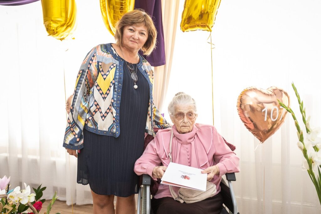 107. Urodziny Aurelii Liwińskiej, fot. Szymon Zdziebło/tarantoga.pl dla UMWKP