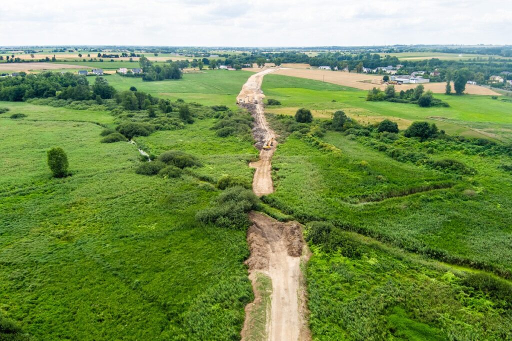 Budowa obwodnicy Mogilna, fot. Andrzej Goiński/UMWKP